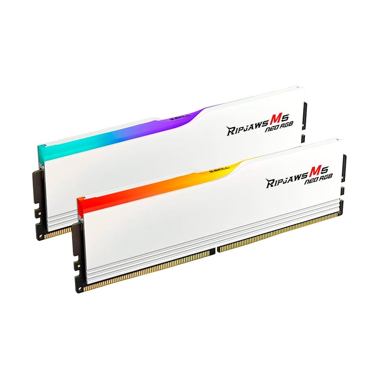 Модуль пам'яті для комп'ютера DDR5 32GB (2x16GB) 6000 MHz Ripjaws M5 Neo RGB Matte White G.Skill (F5-6000J3636F16GX2-RM5NRW) - фото 2