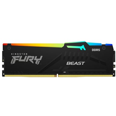 Модуль пам%27яті для комп%27ютера DDR5 64GB 5600 MHz Beast RGB EXPO Black Kingston Fury (ex.HyperX) (KF556C36BBEA-64)