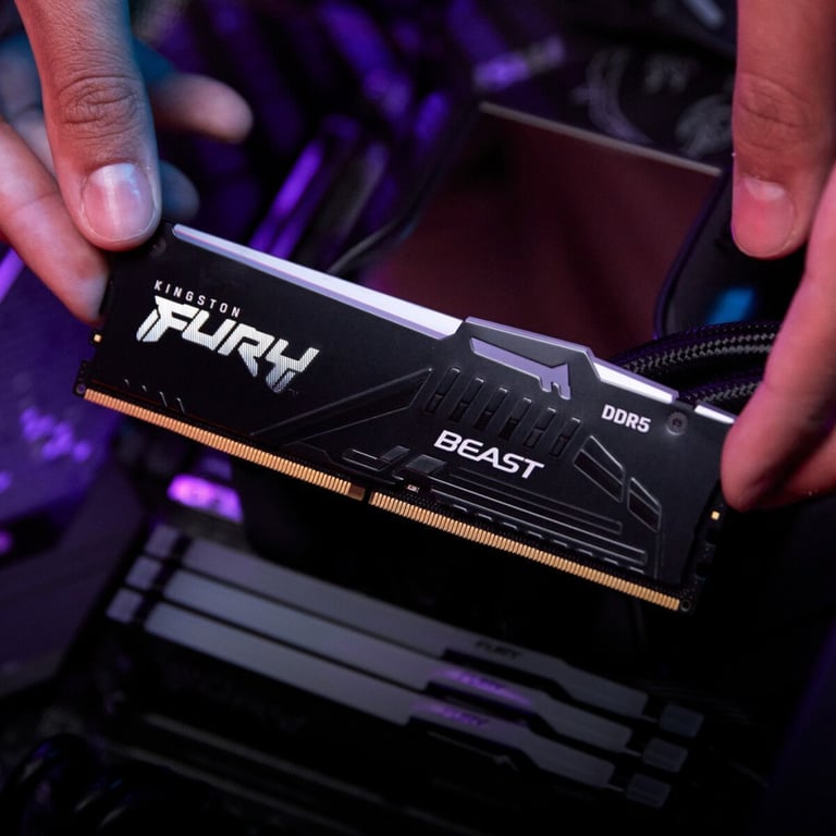 Модуль пам'яті для комп'ютера DDR5 64GB 5600 MHz Beast RGB EXPO Black Kingston Fury (ex.HyperX) (KF556C36BBEA-64) - фото 4