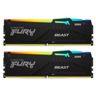 Модуль пам'яті для комп'ютера DDR5 64GB (2x32GB) 5200 MHz Beast RGB EXPO Black Kingston Fury (ex.HyperX) (KF552C40BB2AK2-64) - фото 1