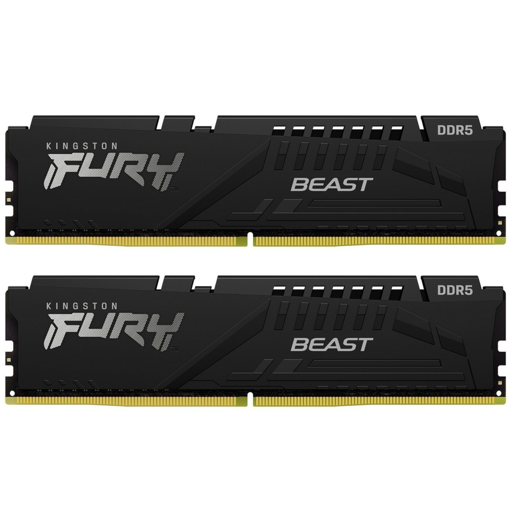 Модуль пам%27яті для комп%27ютера DDR5 64GB (2x32GB) 5600 MHz Beast EXPO Black Kingston Fury (ex.HyperX) (KF556C40BB2K2-64) Модуль пам%27яті для комп%27ютера DDR5 64GB (2x32GB) 5600 MHz Beast EXPO Black Kingston Fury (ex.HyperX) (KF556C40BB2K2-64)