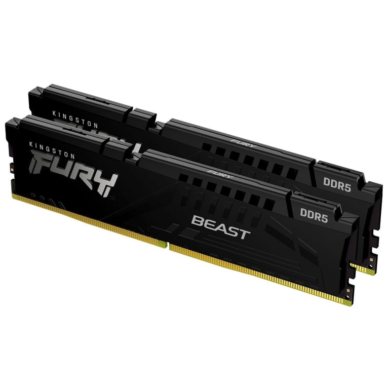 Модуль пам'яті для комп'ютера DDR5 64GB (2x32GB) 5600 MHz Beast EXPO Black Kingston Fury (ex.HyperX) (KF556C40BB2K2-64) - фото 2