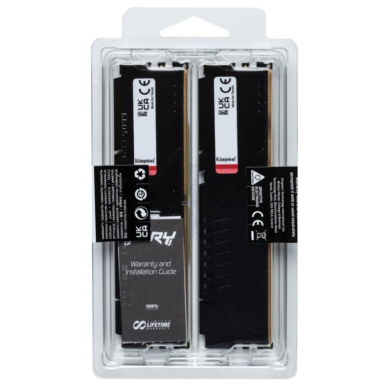 Модуль пам'яті для комп'ютера DDR5 64GB (2x32GB) 5600 MHz Beast EXPO Black Kingston Fury (ex.HyperX) (KF556C40BB2K2-64) - фото 6