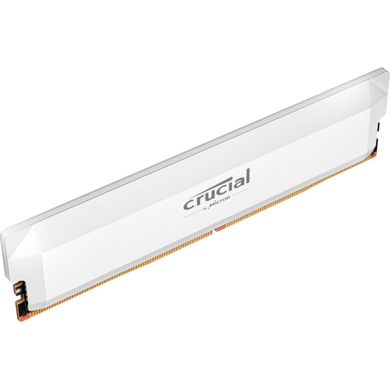 Модуль пам'яті для комп'ютера DDR5 16GB 6400 MHz Pro Overclocking White Micron (CP16G64C38U5W) - фото 2