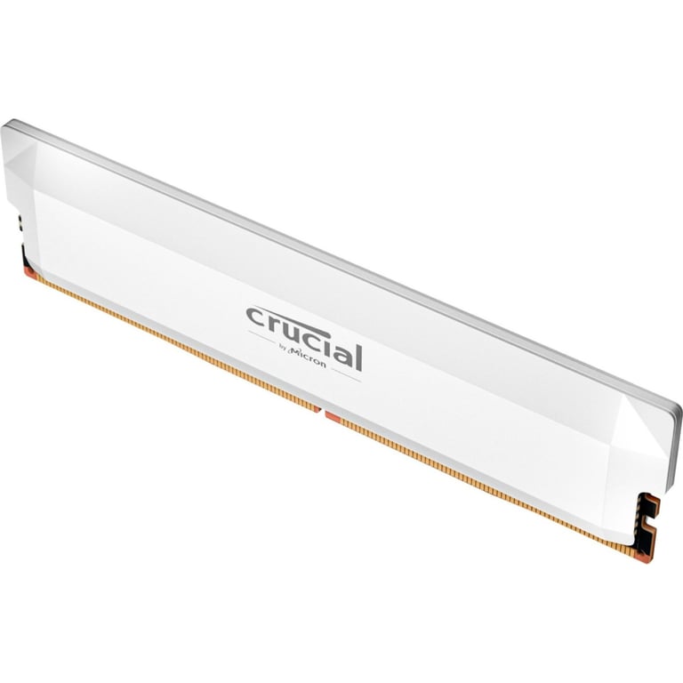 Модуль пам'яті для комп'ютера DDR5 16GB 6400 MHz Pro Overclocking White Micron (CP16G64C38U5W) - фото 3