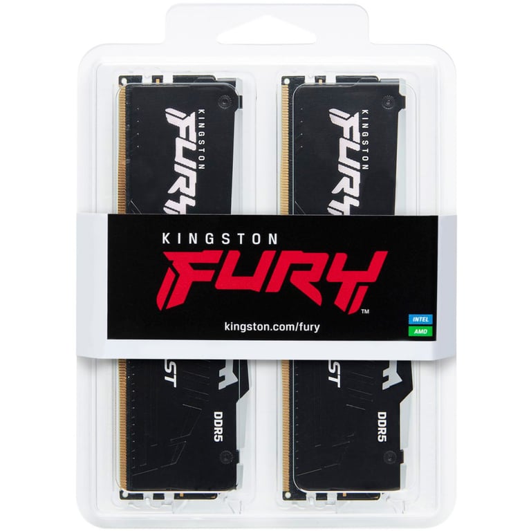 Модуль пам'яті для комп'ютера DDR5 64GB (2x32GB) 6000 MHz Beast RGB EXPO Black Kingston Fury (ex.HyperX) (KF560C36BBE2AK2-64) - фото 4