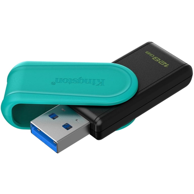 USB флеш накопичувач Kingston 128GB DataTraveler Exodia S Black/Turquoise USB 3.2 (DTXS/128GB) - фото 2