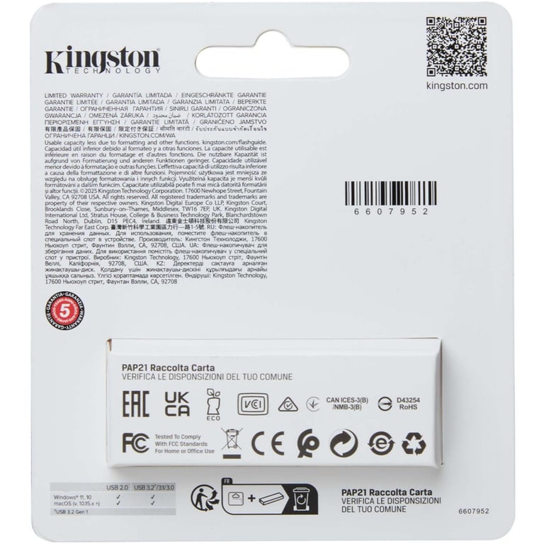 USB флеш накопичувач Kingston 256GB DataTraveler Exodia S Black/Orange USB 3.2 (DTXS/256GB) - фото 3