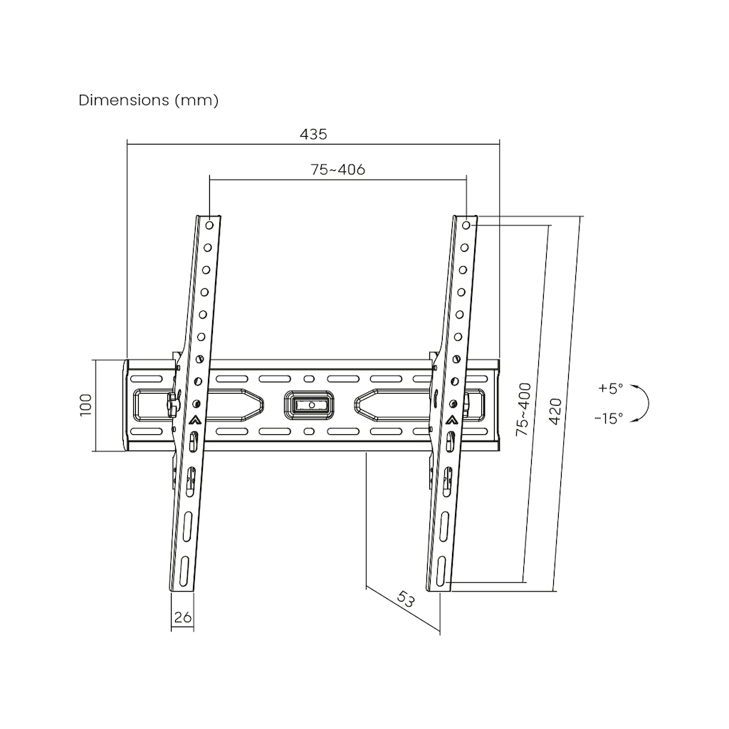 Кронштейн Brateck KL36-44T - фото 5 Кронштейн Brateck KL36-44T - фото 5