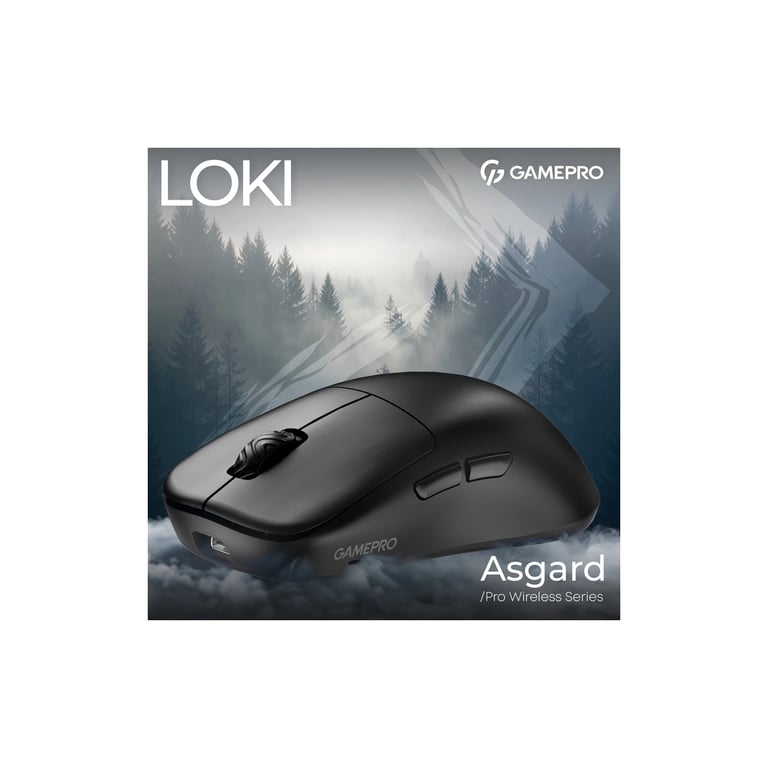 Мишка GamePro Asgard Loki Wireless/USB Black (GM022B) - фото 6