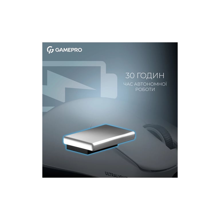 Мишка GamePro Asgard Odin 8K Wireless/USB White (GM035W) - фото 5