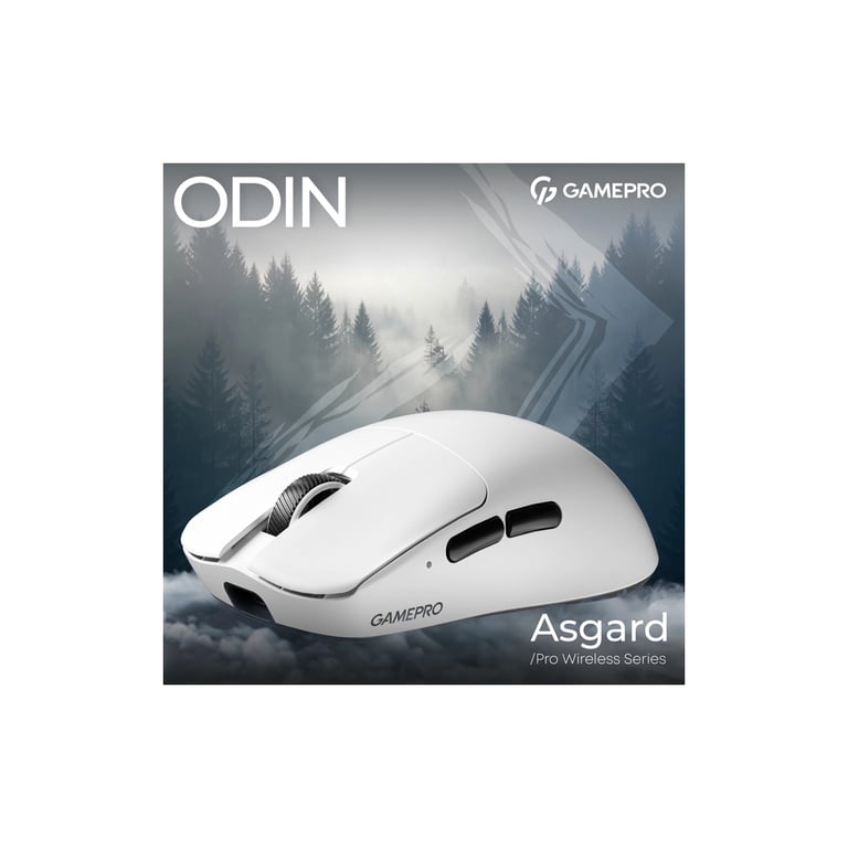 Мишка GamePro Asgard Odin 8K Wireless/USB White (GM035W) - фото 6