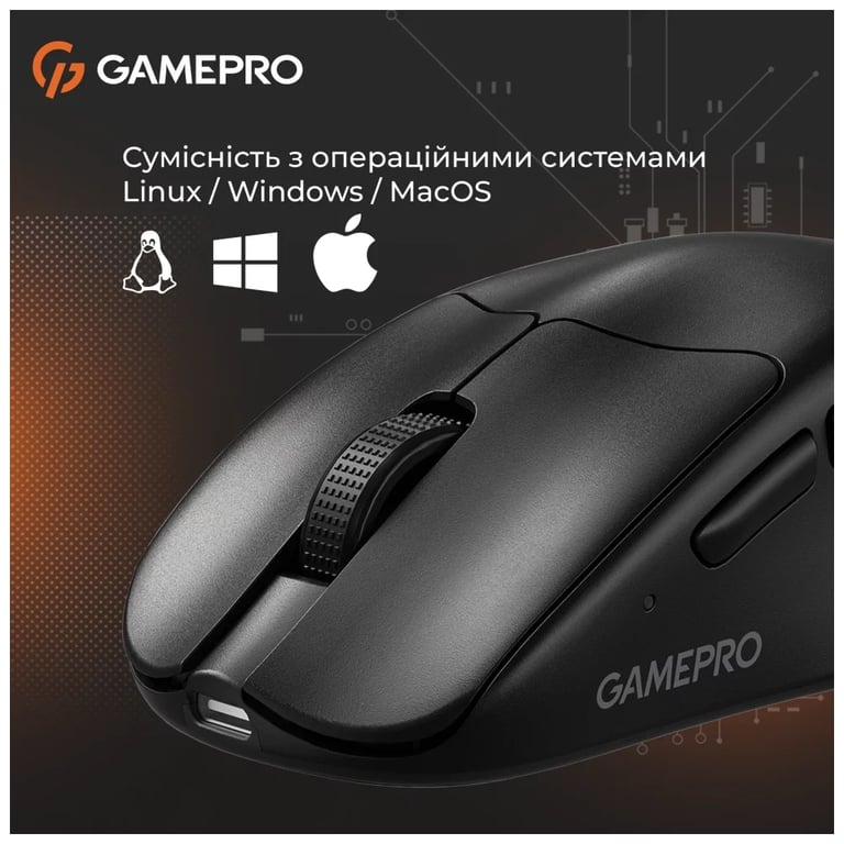 Мишка GamePro Genesis Avenger Wireless/Bluetooth/USB Black (GM096B) - фото 11