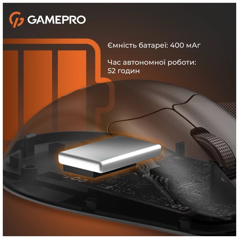 Мишка GamePro Genesis Avenger Wireless/Bluetooth/USB Black (GM096B) - фото 5