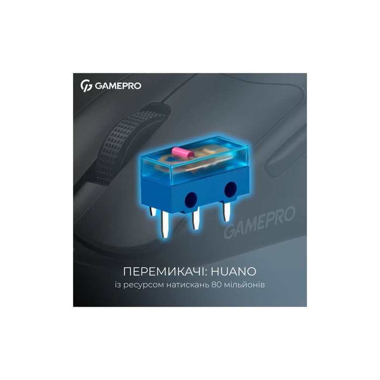 Мишка GamePro Asgard Surt Wireless/Bluetooth/USB Black (GM017B) - фото 11