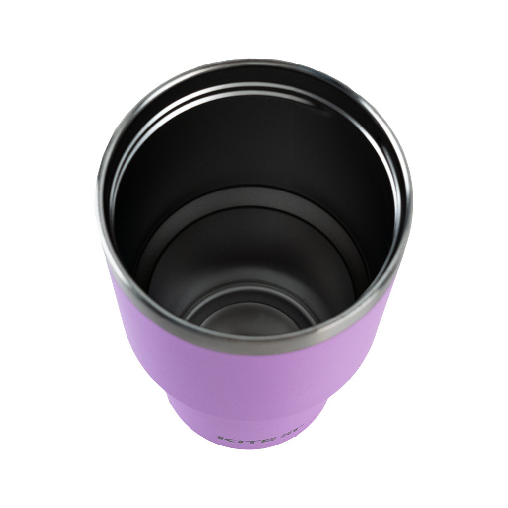 Термокружка Kite 600 мл фіолетова (K24-1206-2) - фото 5 Термокружка Kite 600 мл фіолетова (K24-1206-2) - фото 5