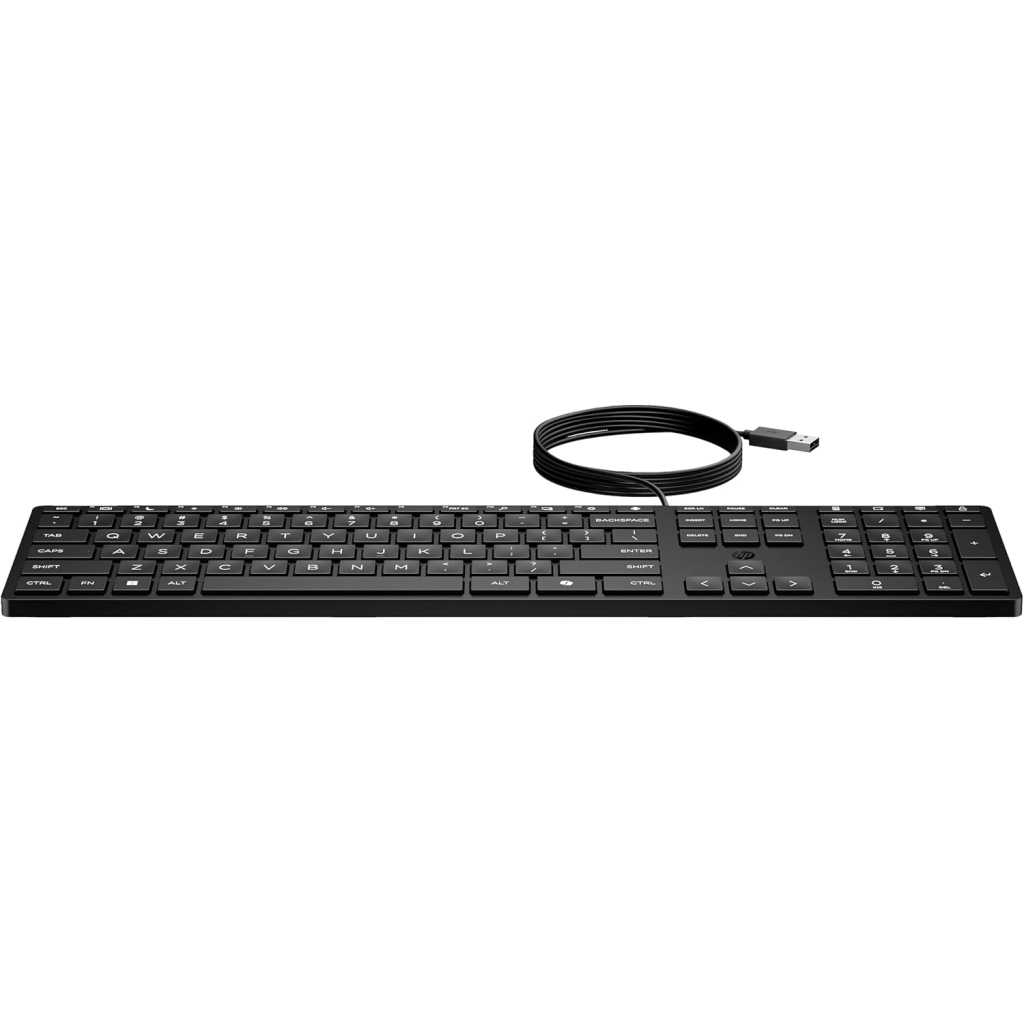 Клавіатура HP 320K USB UA Black (9SR37UT) - фото 2 Клавіатура HP 320K USB UA Black (9SR37UT) - фото 2