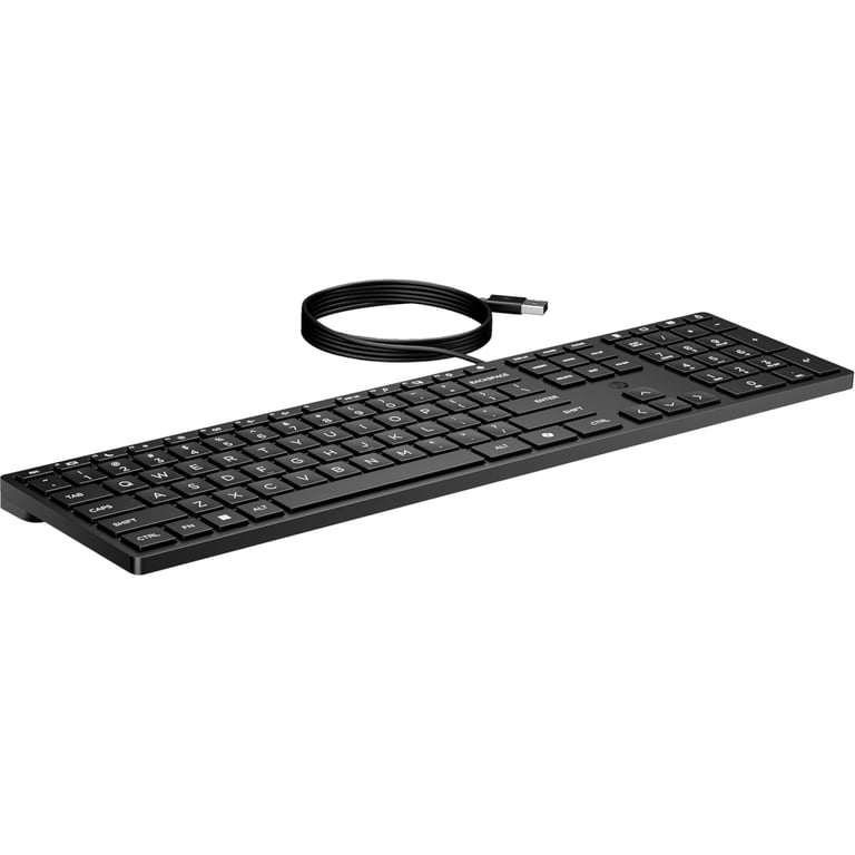 Клавіатура HP 320K USB UA Black (9SR37UT) - фото 4