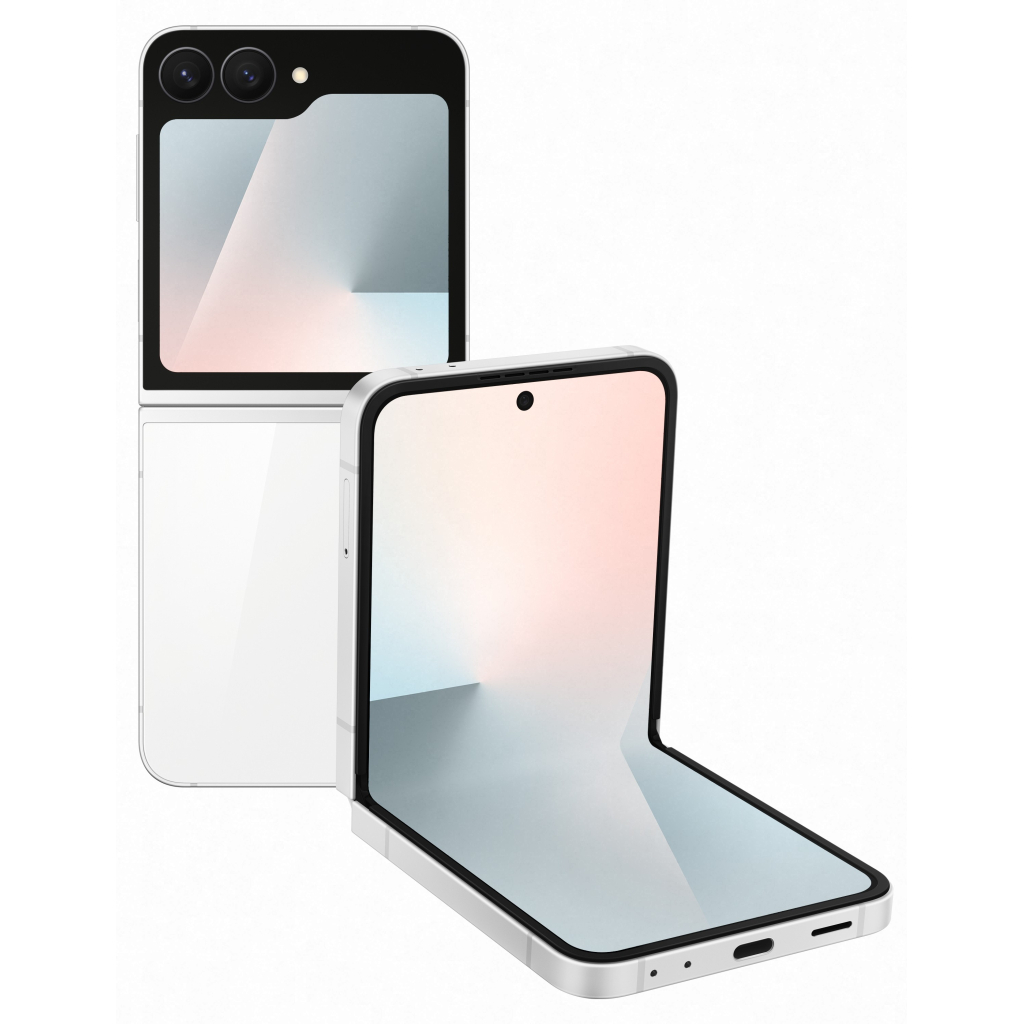 Мобільний телефон Samsung Galaxy Flip7 FE 8/256Gb White (SM-F761BZWHSEK) - фото 1 Мобільний телефон Samsung Galaxy Flip7 FE 8/256Gb White (SM-F761BZWHSEK) - фото 1