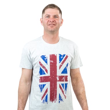Футболка Sol's Regent Great Britain Flag 150 світло-меланжевий M (11380300/10M) - фото 1
