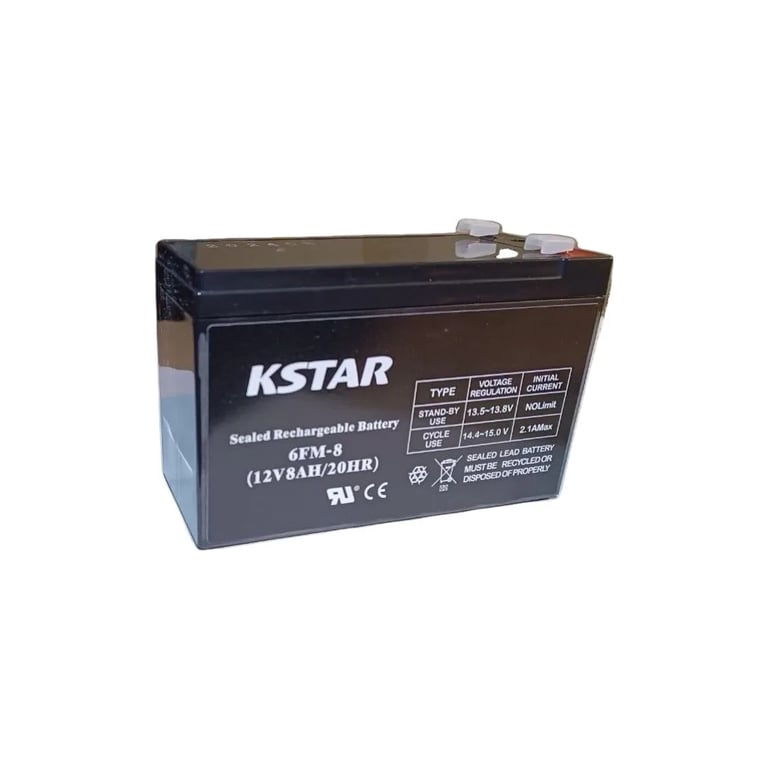 Батарея до ДБЖ Kstar 12V 8Ah (6-FM-8) - фото 1