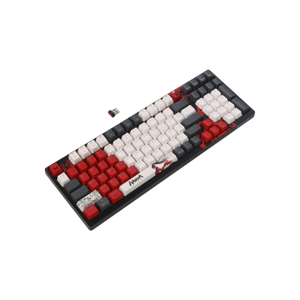 Клавіатура A4Tech Bloody WS98 Wireless/Bluetooth/USB Naraka (4711421001106) - фото 4 Клавіатура A4Tech Bloody WS98 Wireless/Bluetooth/USB Naraka (4711421001106) - фото 4