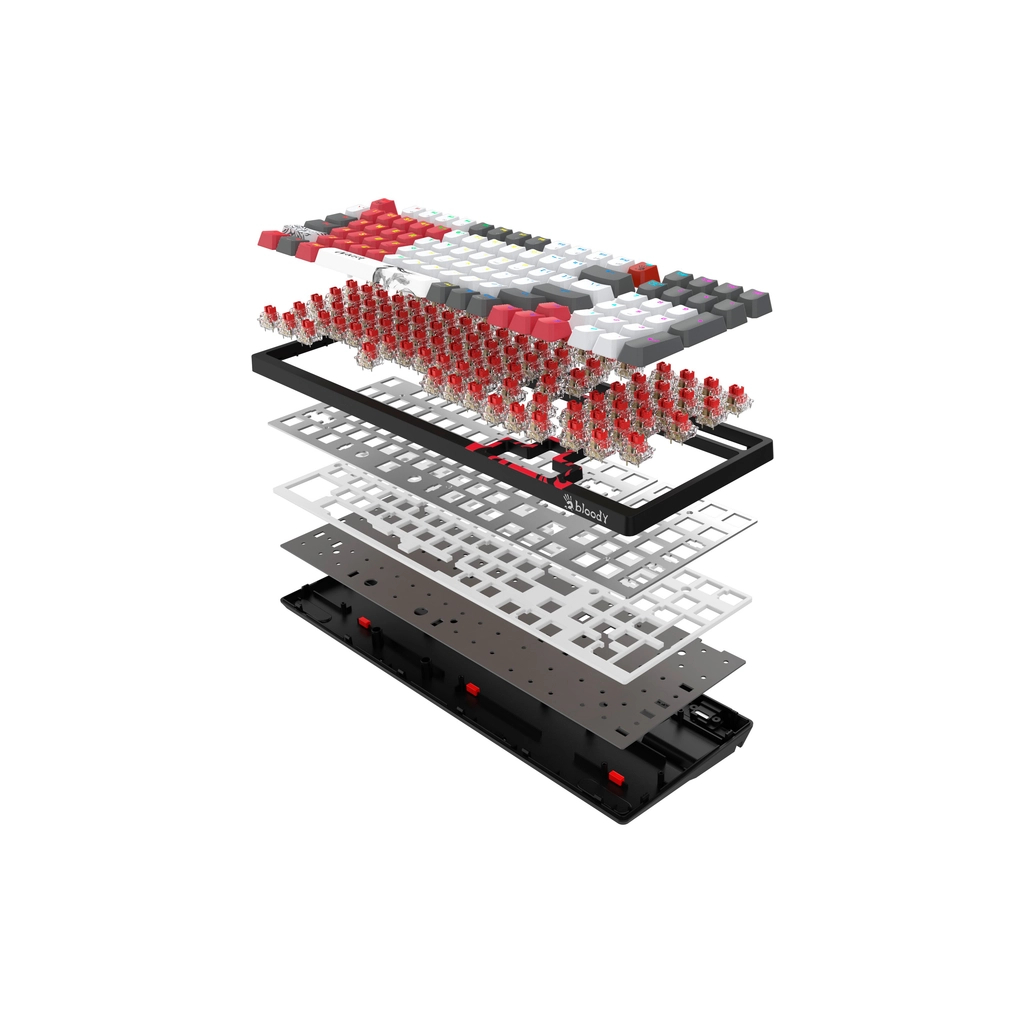 Клавіатура A4Tech Bloody WS98 Wireless/Bluetooth/USB Naraka (4711421001106) - фото 9 Клавіатура A4Tech Bloody WS98 Wireless/Bluetooth/USB Naraka (4711421001106) - фото 9