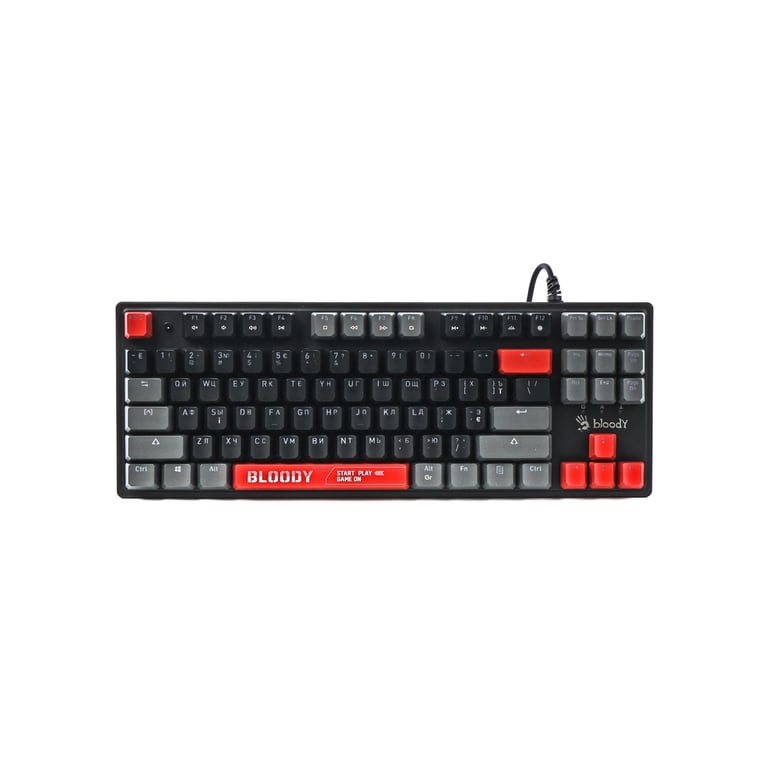Клавіатура A4Tech Bloody S310N USB Energy Red (4711421000598) - фото 1