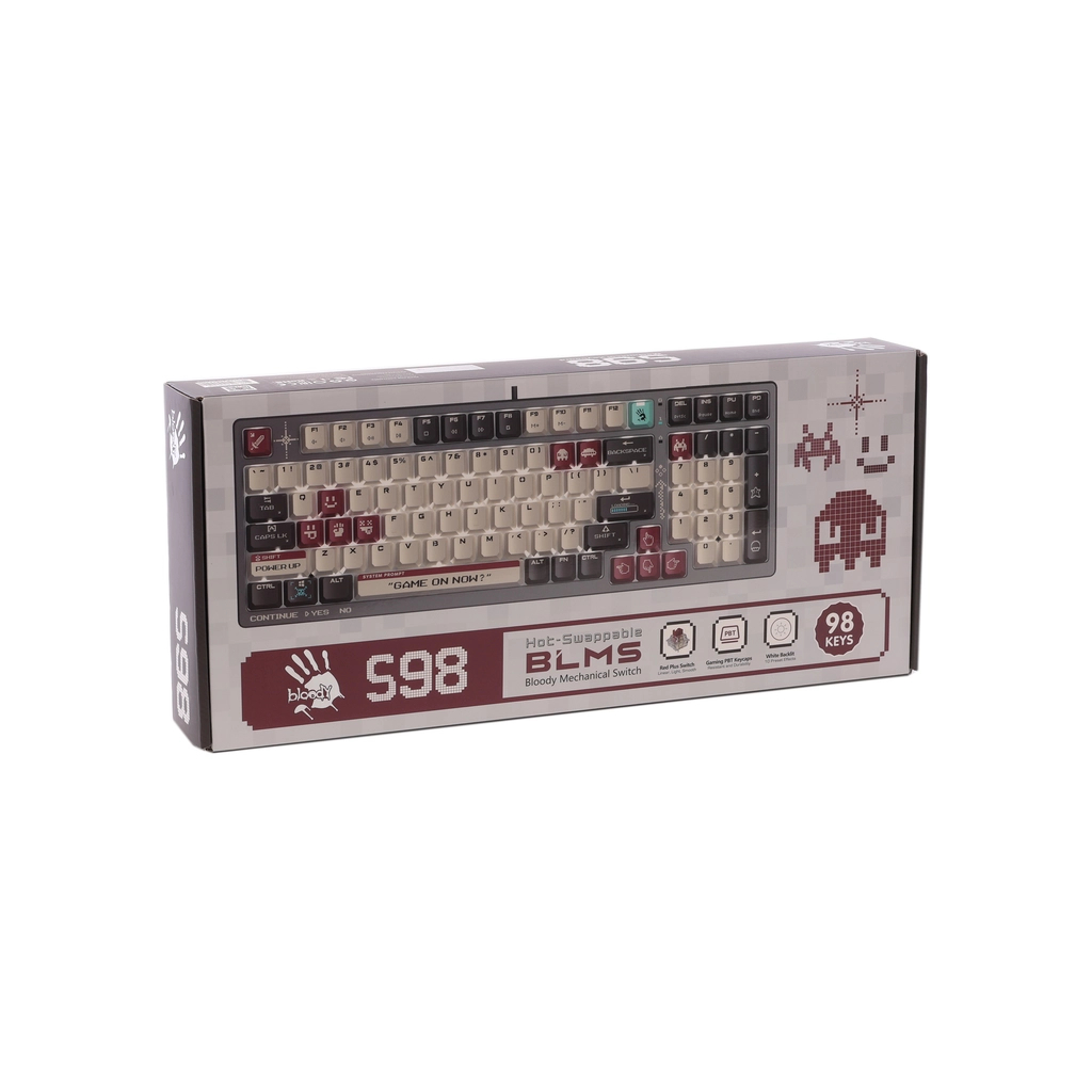 Клавіатура A4Tech Bloody S98 USB Pixels Red (4711421001120) - фото 4 Клавіатура A4Tech Bloody S98 USB Pixels Red (4711421001120) - фото 4