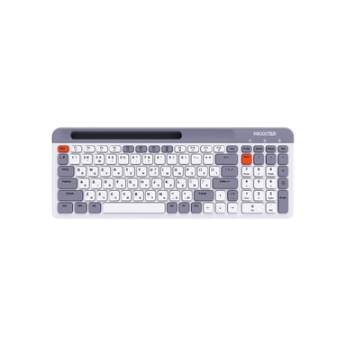 Клавіатура Maxxter KBW-02G-UA Wireless Grey (KBW-02G-UA) - фото 1