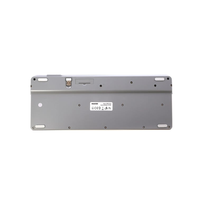 Клавіатура Maxxter KBW-02G-UA Wireless Grey (KBW-02G-UA) - фото 5