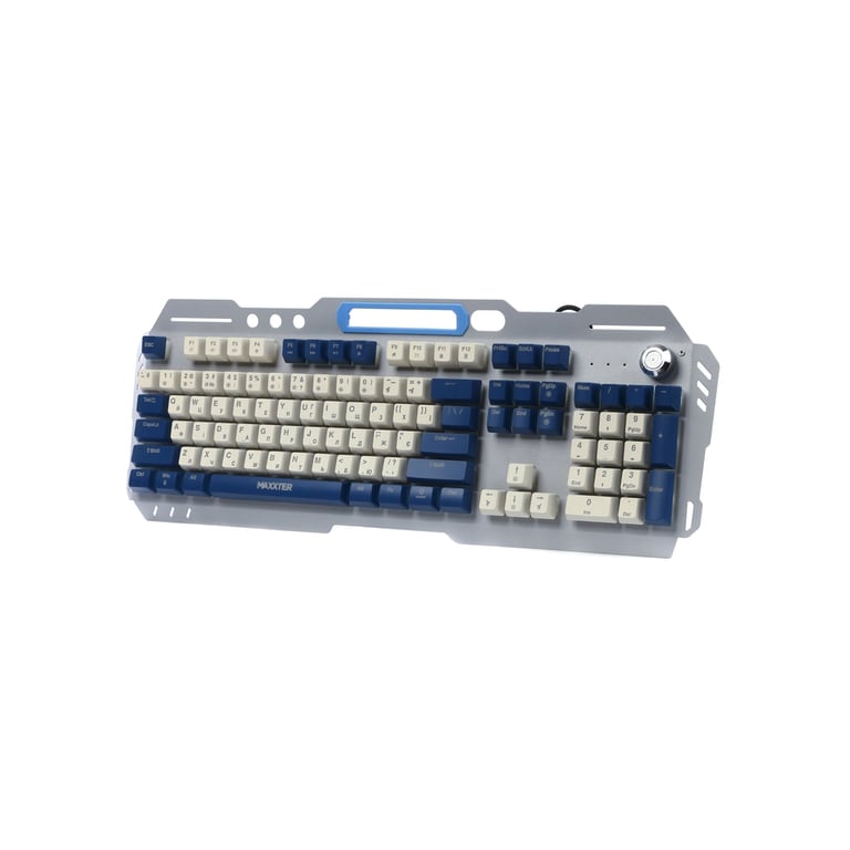 Клавіатура Maxxter KBG-RGB-01-UA RGB USB Metal (KBG-RGB-01-UA) - фото 3