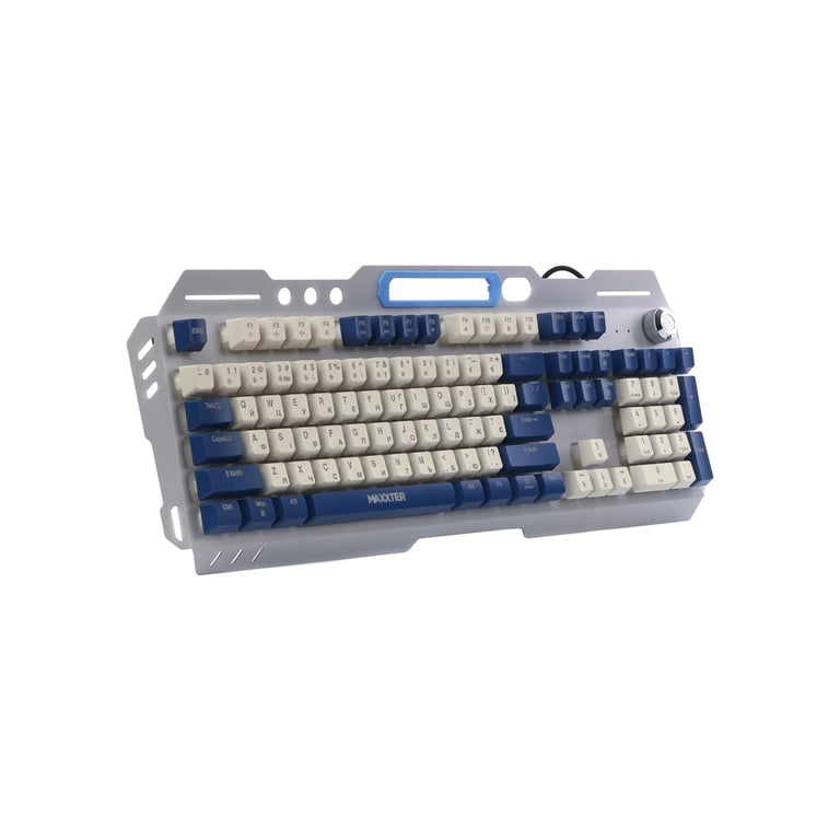 Клавіатура Maxxter KBG-RGB-01-UA RGB USB Metal (KBG-RGB-01-UA) - фото 4