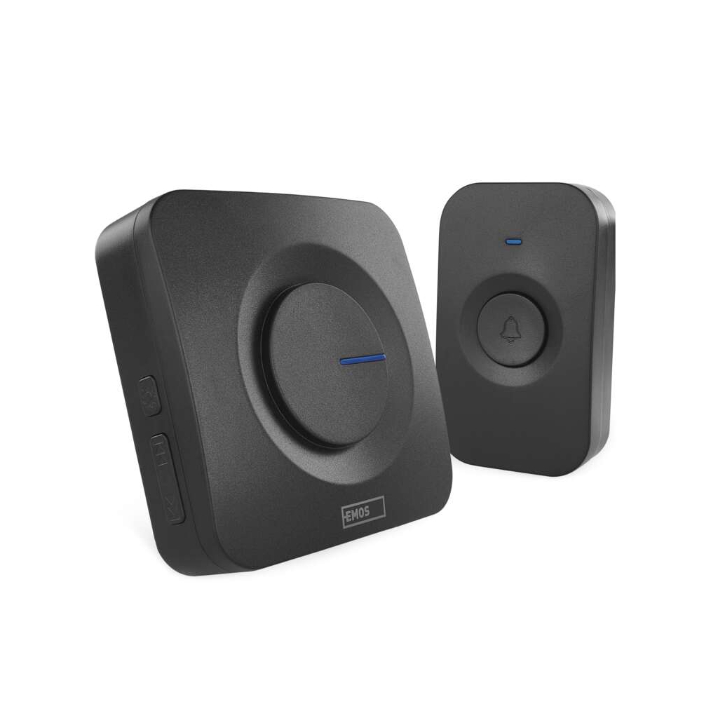 Дверний дзвінок EMOS бездротовий P5728 з кнопкою (P5728) Дверний дзвінок EMOS бездротовий P5728 з кнопкою (P5728)