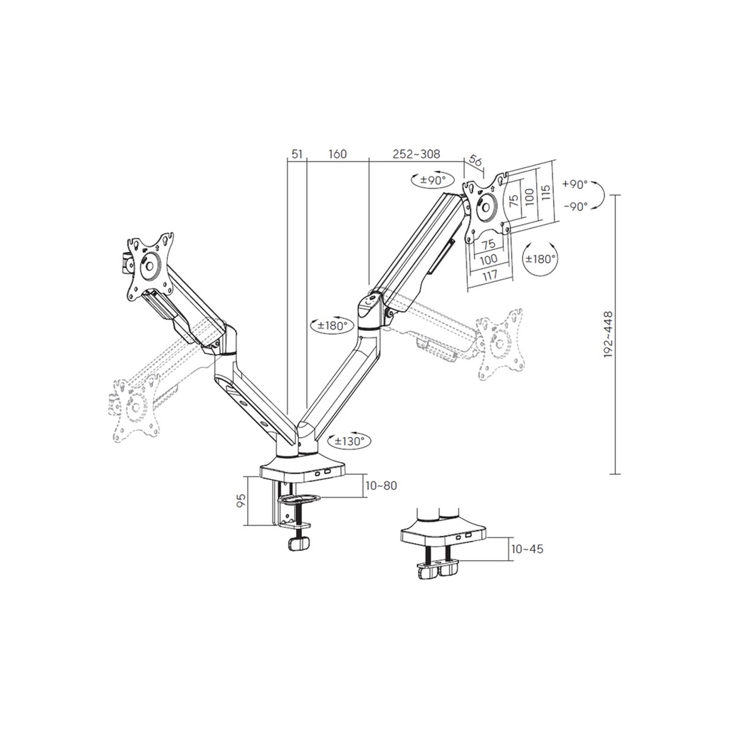 Кронштейн OfficePro MA442B - фото 8 Кронштейн OfficePro MA442B - фото 8
