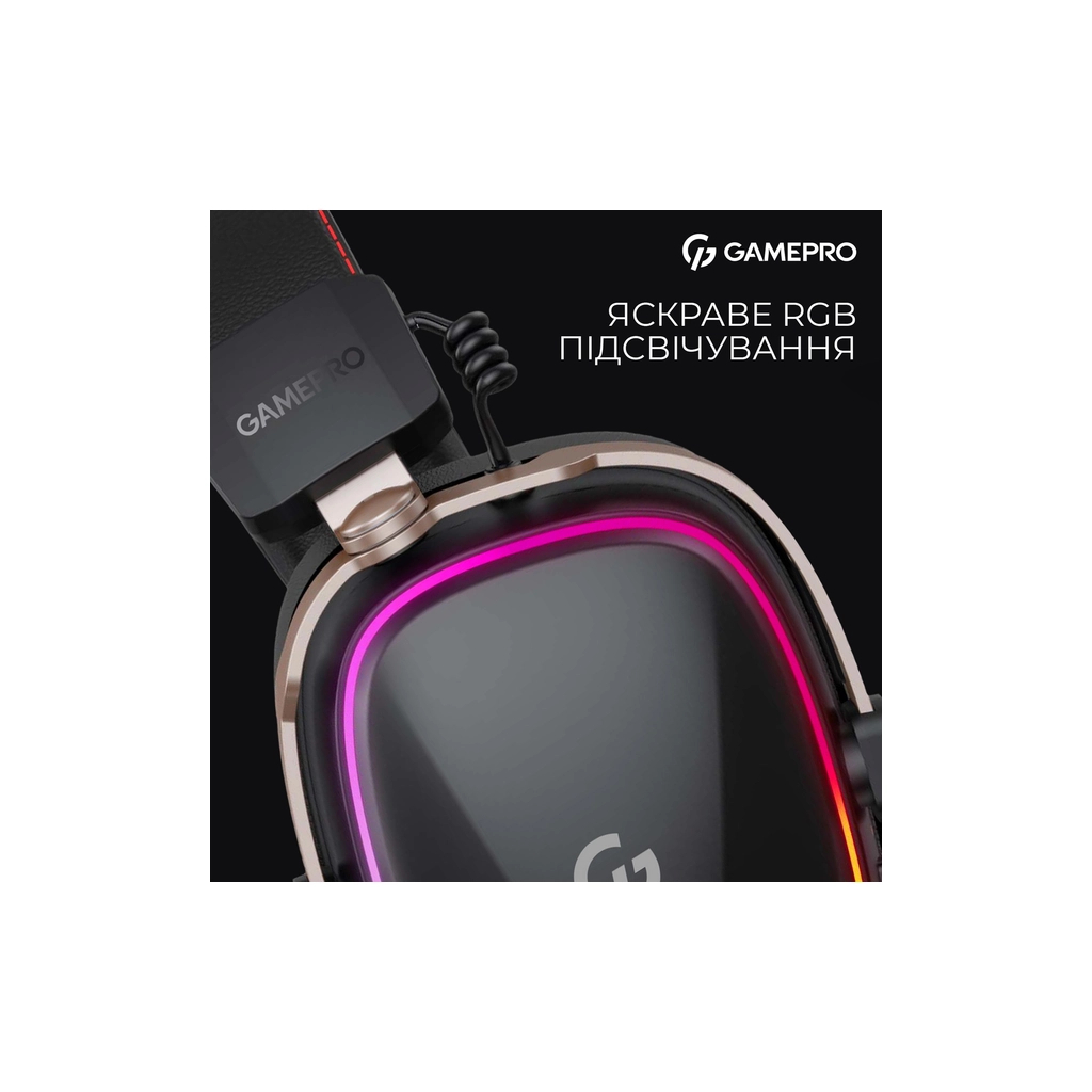 Навушники GamePro Asgard Valkyria RGB Tri-Mod (HSW249B) - фото 4 Навушники GamePro Asgard Valkyria RGB Tri-Mod (HSW249B) - фото 4