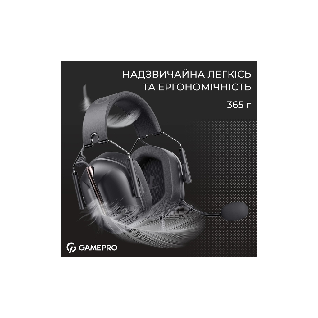 Навушники GamePro Genesis Hunter Black (HS1350B) - фото 11 Навушники GamePro Genesis Hunter Black (HS1350B) - фото 11