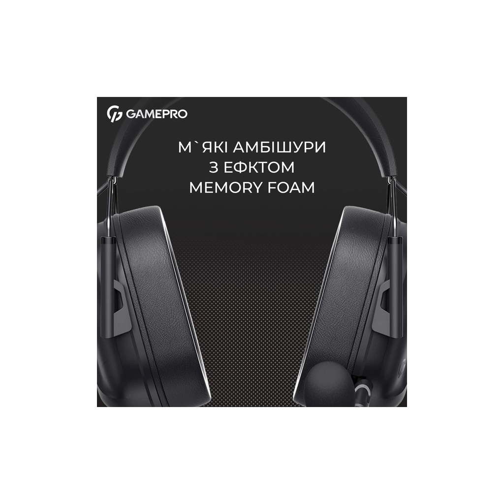 Навушники GamePro Genesis Hunter Black (HS1350B) - фото 8 Навушники GamePro Genesis Hunter Black (HS1350B) - фото 8