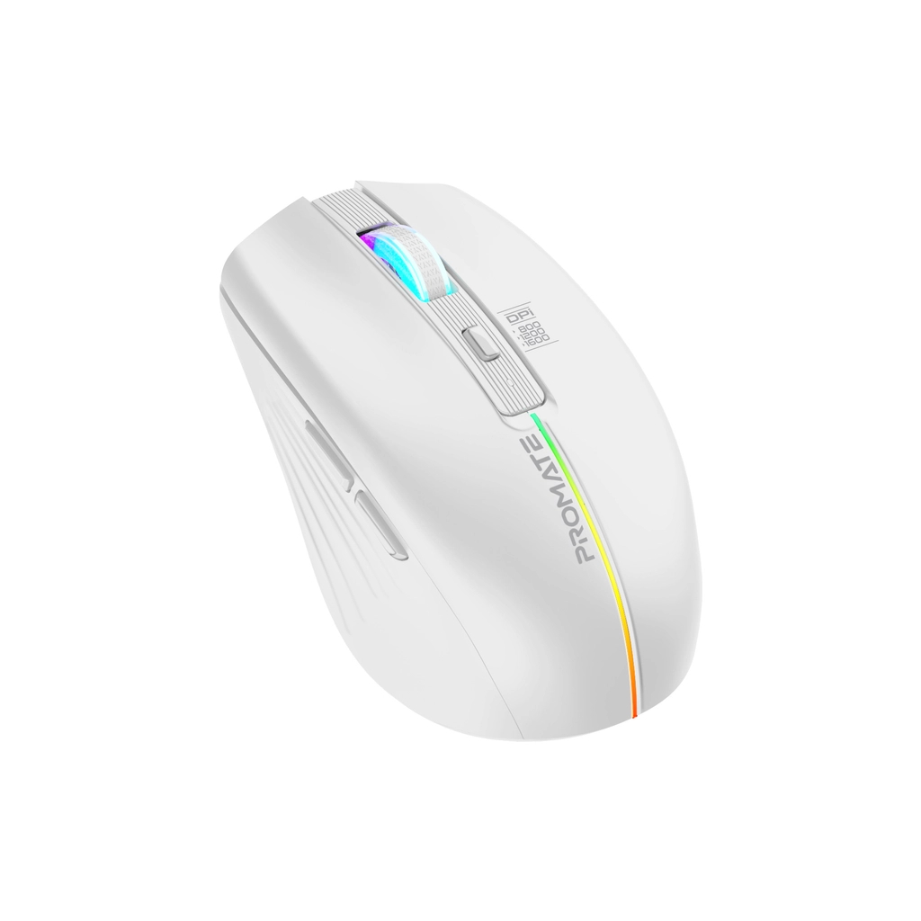 Мишка Promate Kitt Wireless White (kitt.white) Мишка Promate Kitt Wireless White (kitt.white)