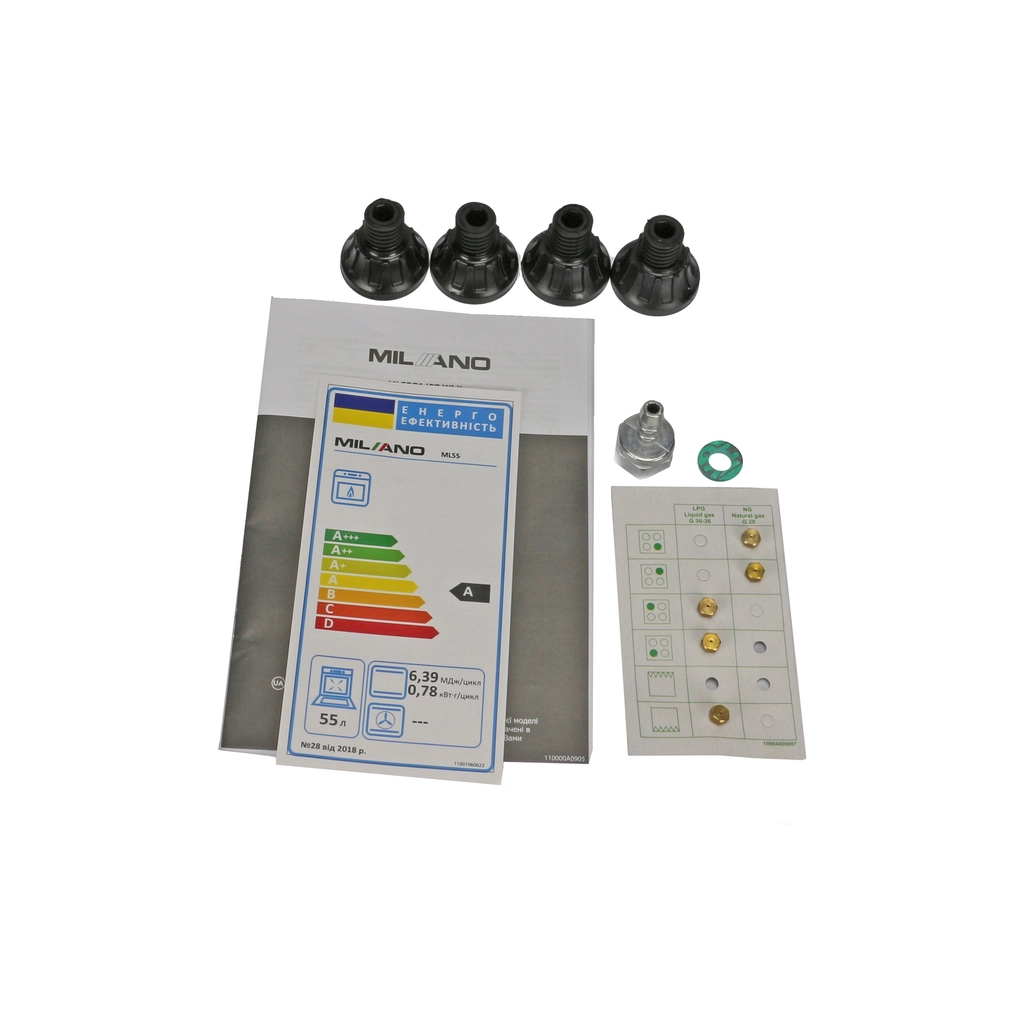 Плита Milano ML55 G1/07 біла - фото 8 Плита Milano ML55 G1/07 біла - фото 8