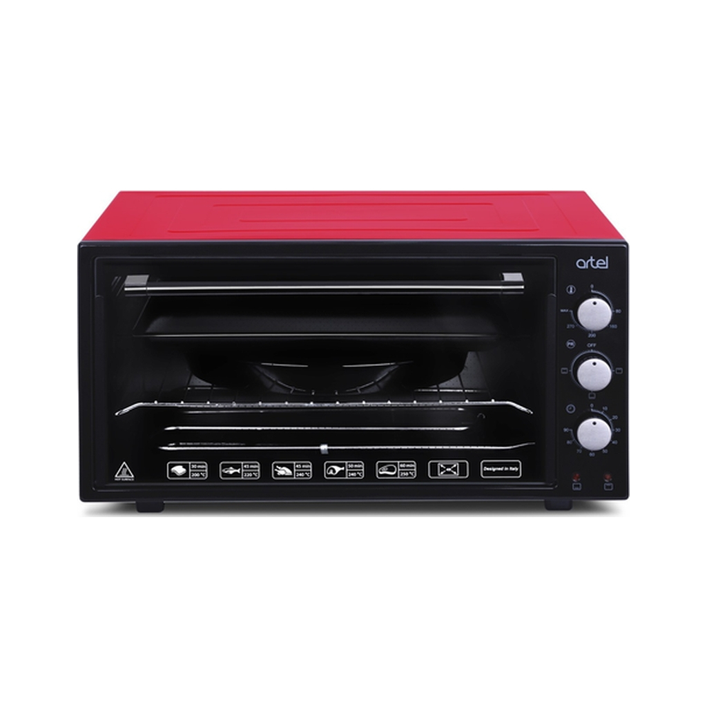 Електропіч Artel MD 4816 Black-red - фото 1