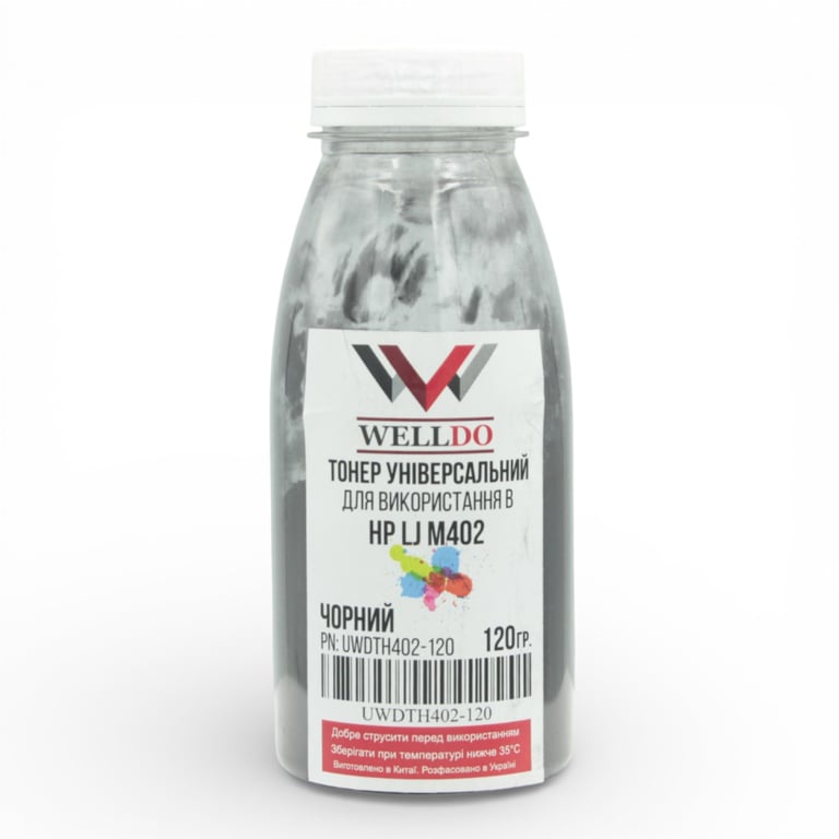 Тонер HP LJ Pro M402/404/426/Canon MF-421/426/428/429, фасовка 120г Welldo (UWDTH402-120)