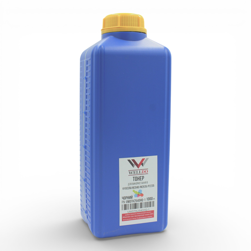 Тонер Kyocera ECOSYS M2040/2135/2540/TK-1150/1160/1170, high quality фас. 1kg Welldo (UWDTK2540HQ-1) - фото 1 Тонер Kyocera ECOSYS M2040/2135/2540/TK-1150/1160/1170, high quality фас. 1kg Welldo (UWDTK2540HQ-1) - фото 1