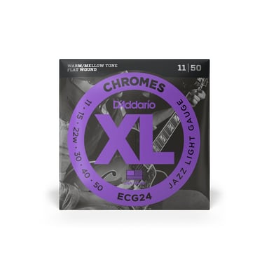 Струни для гітари DAddario XL Chromes Jazz Light (11-50) (ECG24)