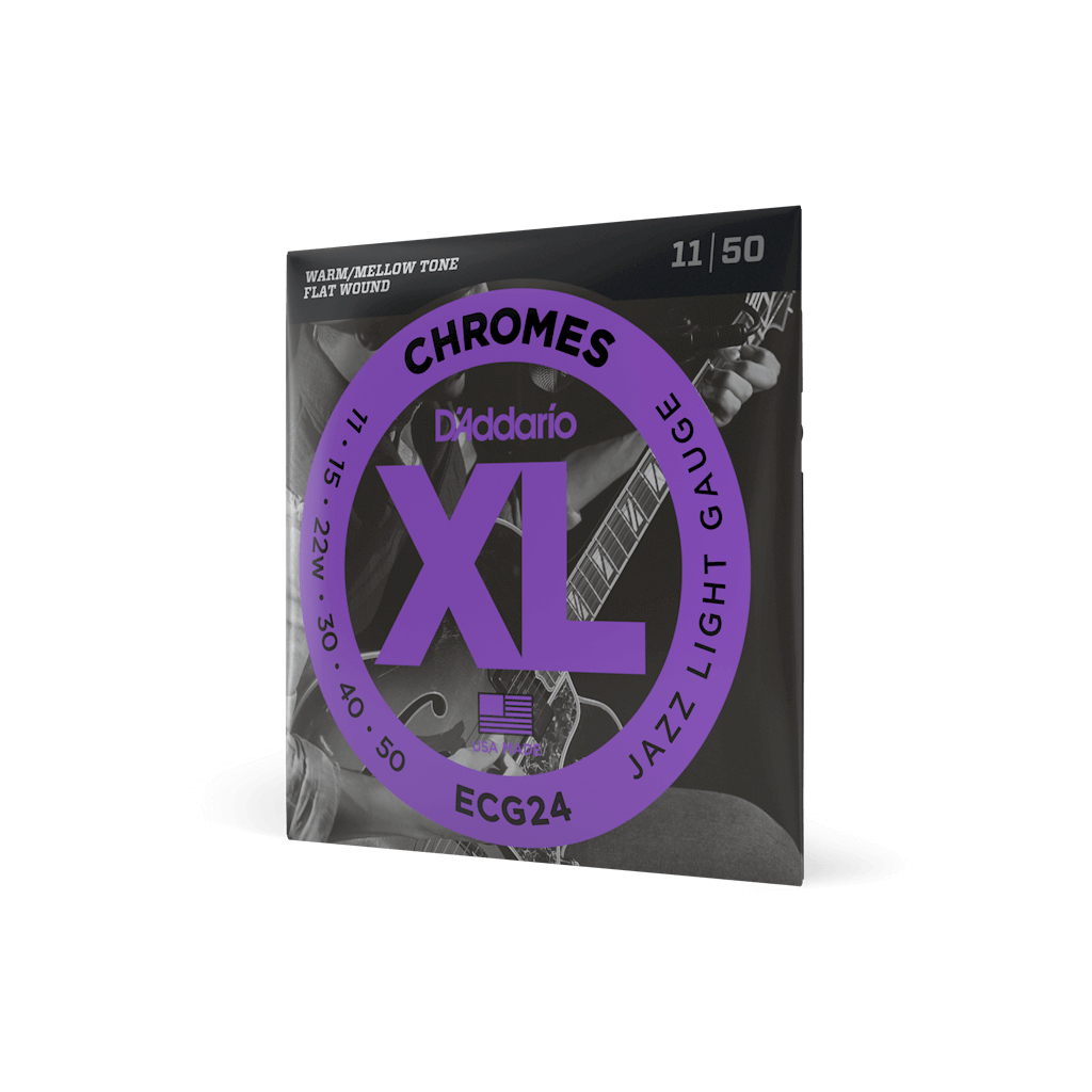 Струни для гітари D’Addario XL Chromes Jazz Light (11-50) (ECG24)