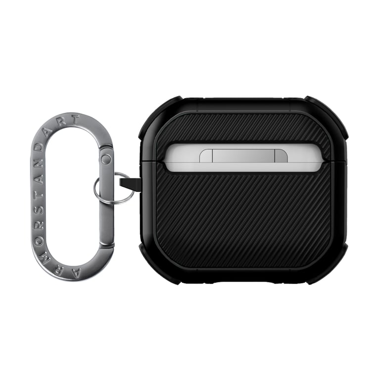 Чохол для навушників Armorstandart Panzer для Apple Airpods 4 Black (ARM82552) - фото 2