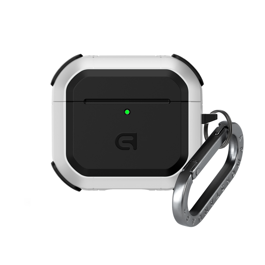 Чохол для навушників Armorstandart Panzer для Apple Airpods 4 White (ARM82553) Чохол для навушників Armorstandart Panzer для Apple Airpods 4 White (ARM82553)