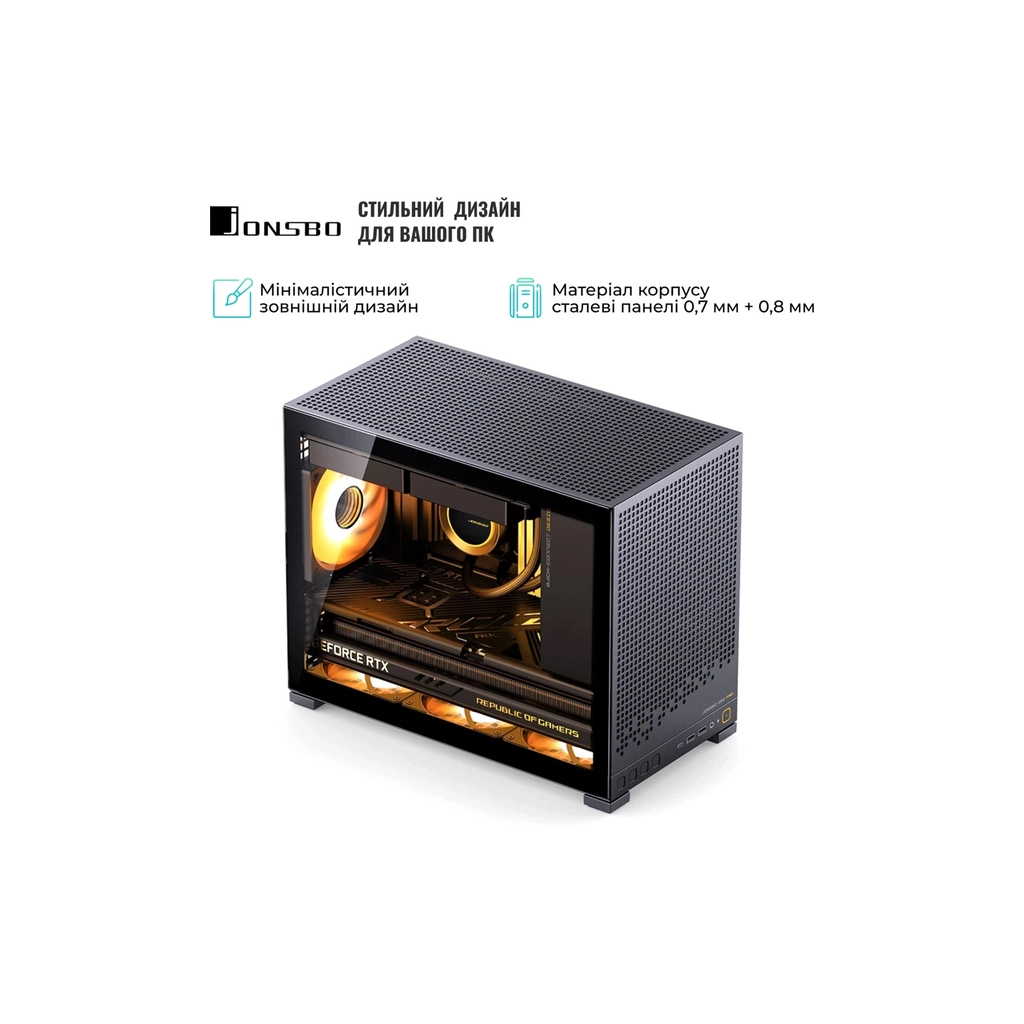 Корпус JONSBO D32 PRO Black - фото 7 Корпус JONSBO D32 PRO Black - фото 7