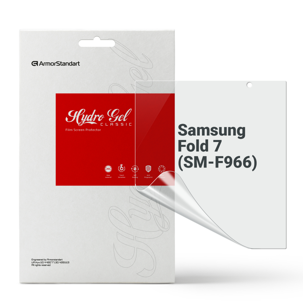 Плівка захисна Armorstandart Hydrogel на основний дисплей Samsung Fold 7 (SM-F966) (ARM87440) - фото 1 Плівка захисна Armorstandart Hydrogel на основний дисплей Samsung Fold 7 (SM-F966) (ARM87440) - фото 1