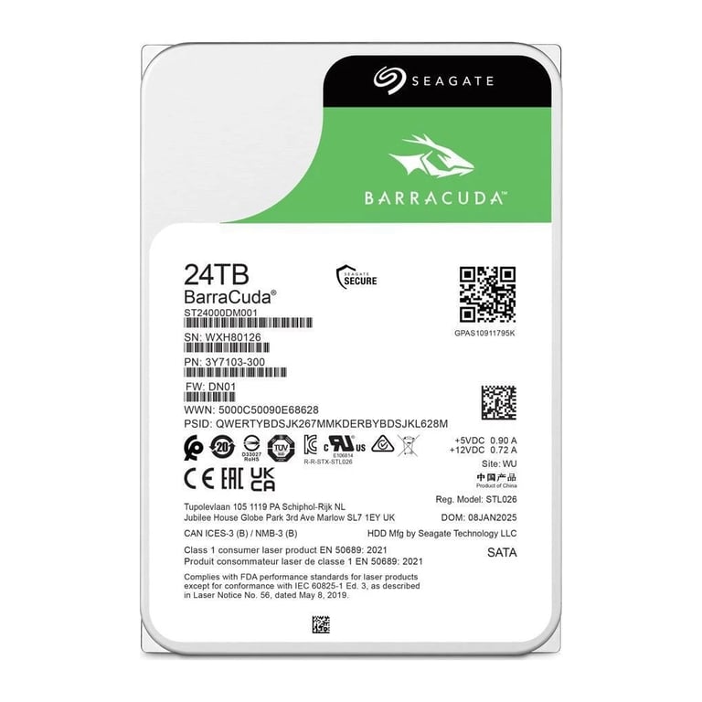 Жорсткий диск 3.5" 24TB Seagate (ST24000DM001) - фото 4